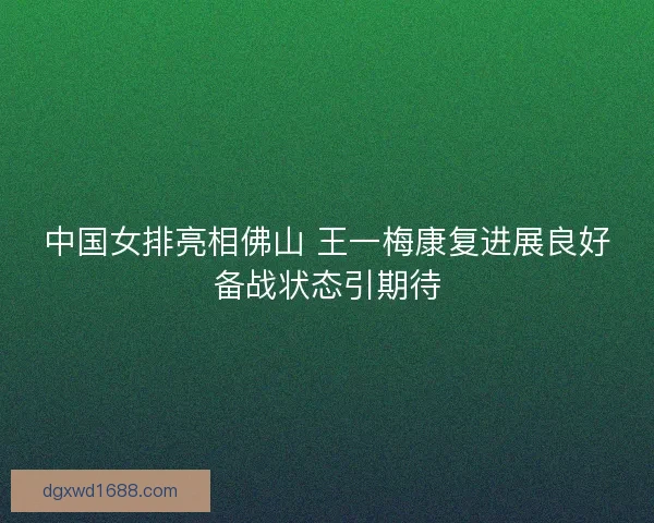 中国女排亮相佛山 王一梅康复进展良好备战状态引期待